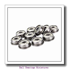 4mm x 12mm x 4mm  ZEN sf604-2z-zen Ball Bearings Miniatures