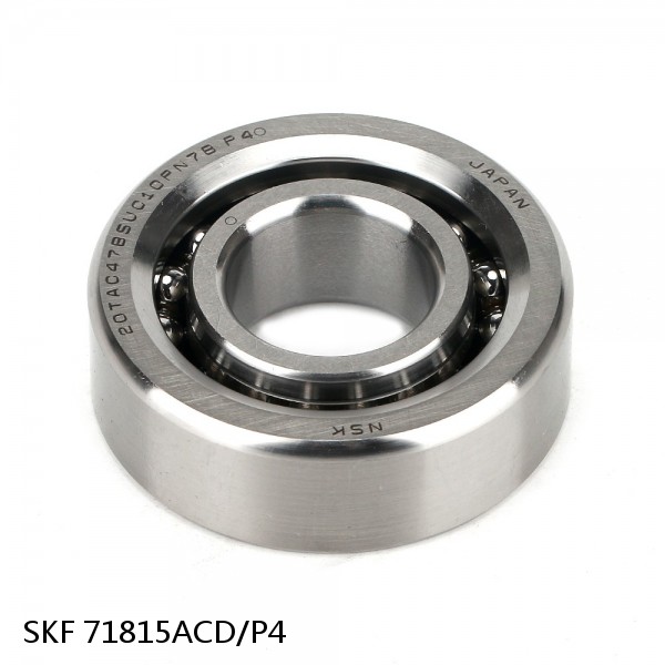 71815ACD/P4 SKF Super Precision,Super Precision Bearings,Super Precision Angular Contact,71800 Series,25 Degree Contact Angle
