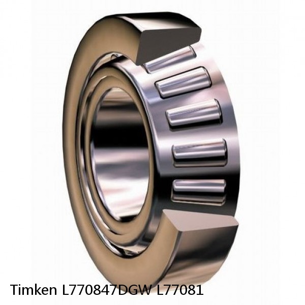 L770847DGW L77081 Timken Tapered Roller Bearing