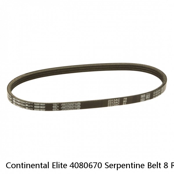 Continental Elite 4080670 Serpentine Belt 8 Rib 67 In