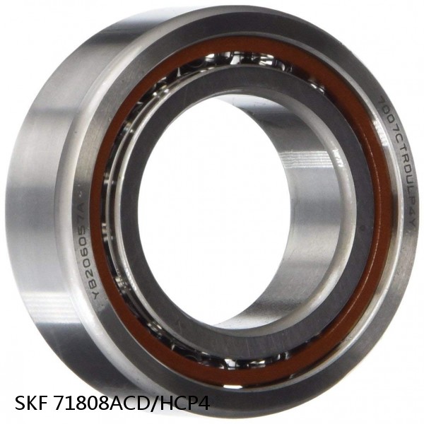 71808ACD/HCP4 SKF Super Precision,Super Precision Bearings,Super Precision Angular Contact,71800 Series,25 Degree Contact Angle #1 small image