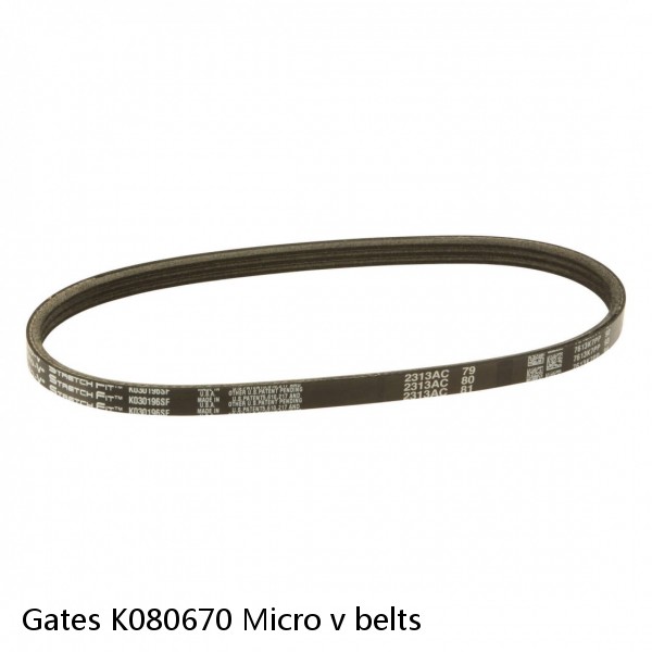 Gates K080670 Micro v belts #1 small image