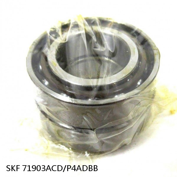 71903ACD/P4ADBB SKF Super Precision,Super Precision Bearings,Super Precision Angular Contact,71900 Series,25 Degree Contact Angle #1 image