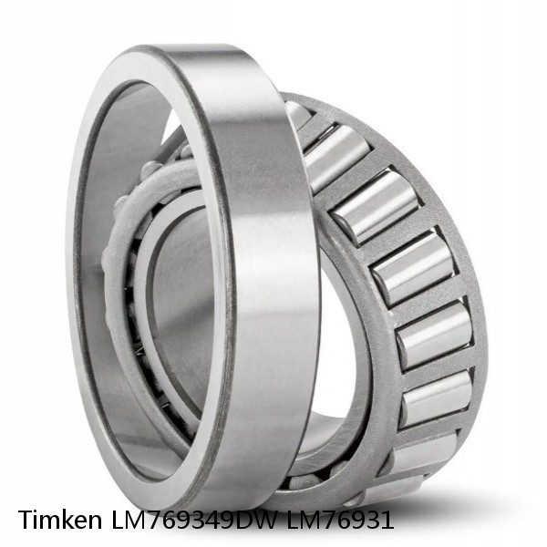 LM769349DW LM76931 Timken Tapered Roller Bearing #1 image