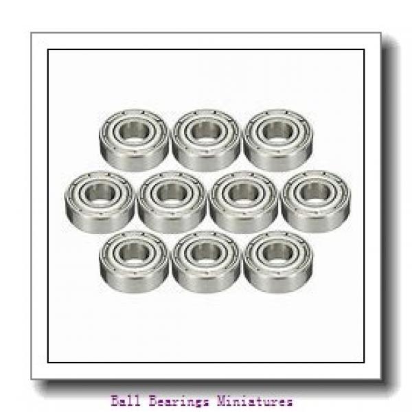 4mm x 8mm x 3mm  ZEN smr84-2z-zen Ball Bearings Miniatures #1 image