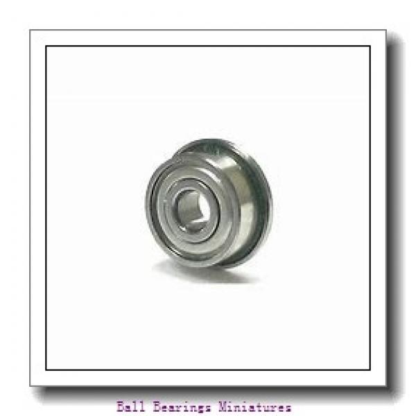 4mm x 8mm x 3mm  ZEN mf84-2rs-zen Ball Bearings Miniatures #1 image