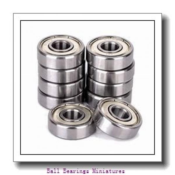4mm x 12mm x 4mm  SKF w604-2rs1-skf Ball Bearings Miniatures #2 image