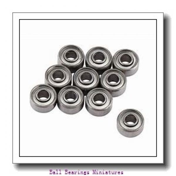 4mm x 12mm x 4mm  ZEN sf604-2rs-zen Ball Bearings Miniatures #2 image