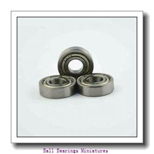 4mm x 9mm x 2.5mm  ZEN sf684-zen Ball Bearings Miniatures #1 image