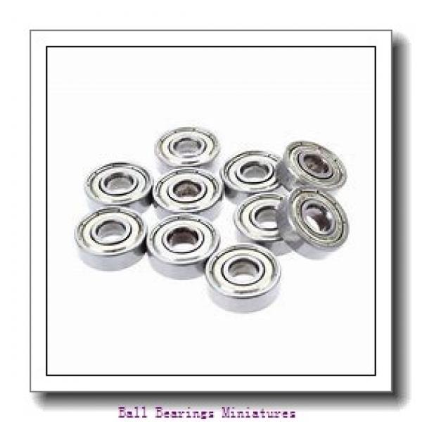 3mm x 13mm x 5mm  ZEN 633-2z-zen Ball Bearings Miniatures #1 image