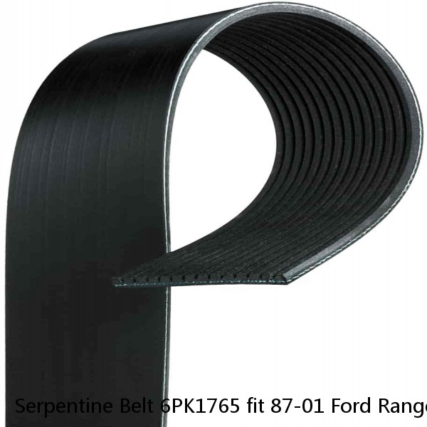 Serpentine Belt 6PK1765 fit 87-01 Ford Ranger Mazda Chevrolet Chrysler Porsche #1 image