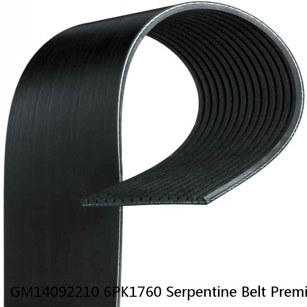 GM14092210 6PK1760 Serpentine Belt Premium OE Micro-V Belt Gates K060695 #1 image