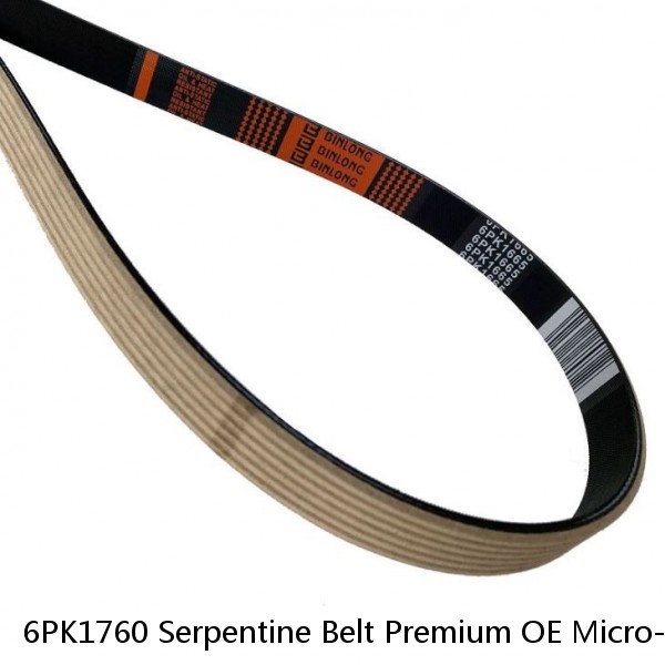 6PK1760 Serpentine Belt Premium OE Micro-V-AT Gates K060695 #1 image
