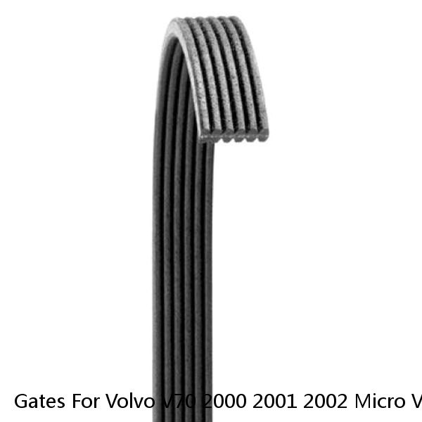 Gates For Volvo V70 2000 2001 2002 Micro V Double Sided Serpentine Belt 2.4L #1 image