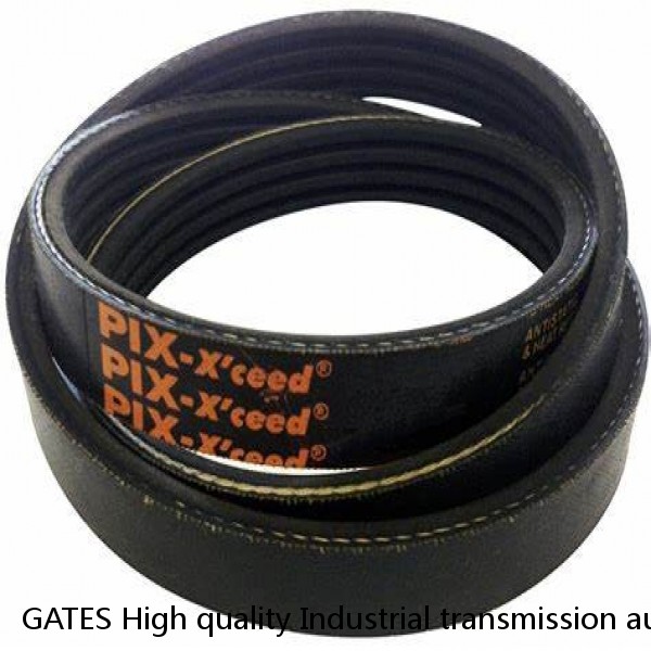 GATES High quality Industrial transmission auto tension bearing unit poly rubber pulley v belt #1 image
