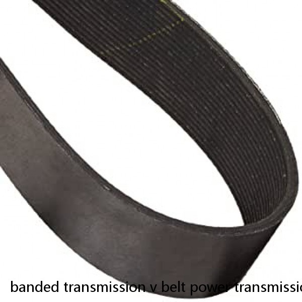 banded transmission v belt power transmission flat belt #1 image