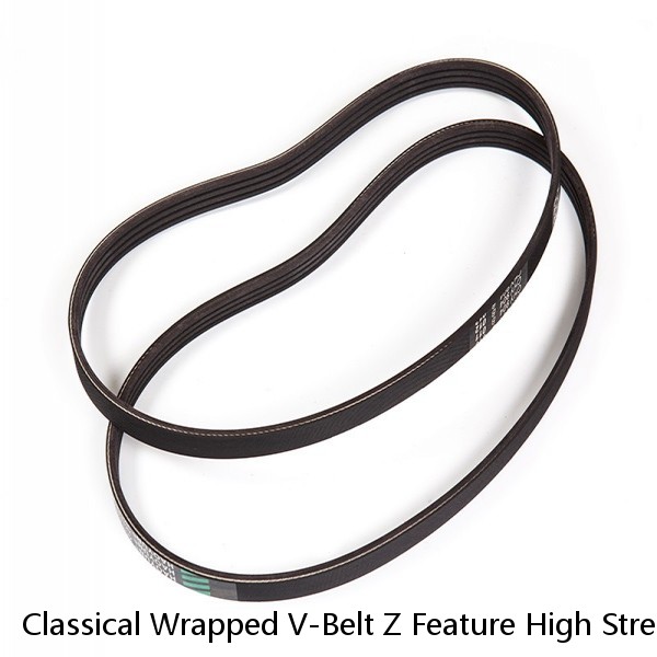 Classical Wrapped V-Belt Z Feature High Strength Industrial Machines Rubber Driving Belt Narrow Small V Belts #1 image